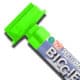 Zig Posterman Fluorescent Green Waterproof BIGGIE 50mm Tip Marker SKU PMA-150-113 UPC 847340002215