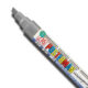 Zig Posterman Silver Waterproof Broad Chisel 6mm Tip Marker SKU PMA-50-102 UPC 847340001492