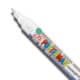 Zig Posterman White Waterproof Fine 1mm Tip Marker SKU PMA-20-000 UPC 847340000860