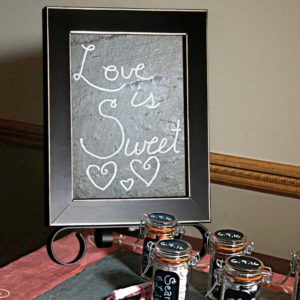 Cohas Tabletop Display with Wedding Graphic with 
