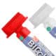 Zig Posterman Waterproof BIGGIE 50mm Tip White and Red Marker Kit for Black Surfaces SKU PMA-KIT-150-000-020