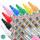 Zig Posterman Waterproof Chisel 6mm Tip 8 Metallic Color Marker Kit SKU PMA-KIT-50-MET-8