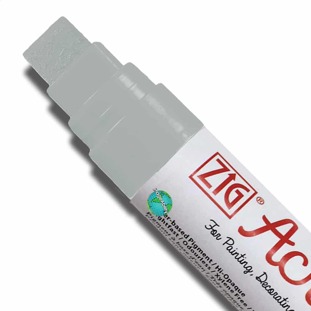 Harebell Waterproof Big and Broad 15mm Tip Acrylista Markers SKU PAC-120/342