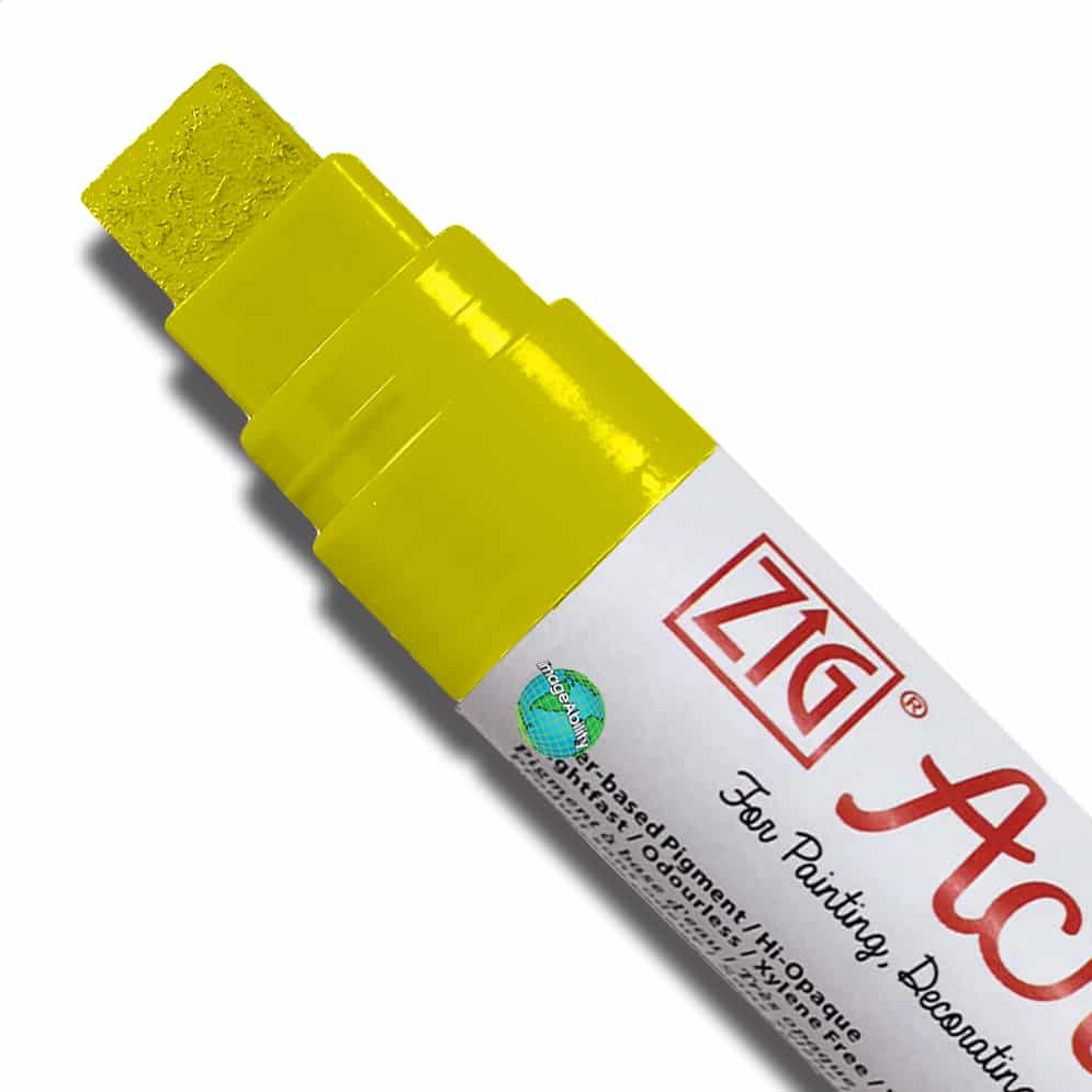 Salsa Verde Waterproof Big and Broad 15mm Tip Acrylista Markers SKU PAC-120/447
