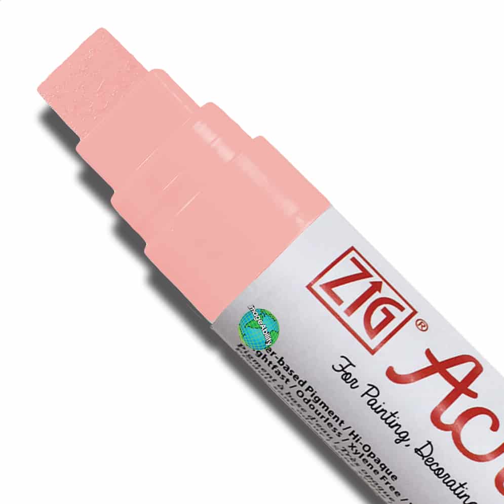 Honeysuckle Waterproof Big and Broad 15mm Tip Acrylista Markers SKU PAC-120/712