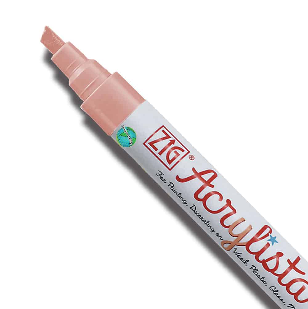 Honeysuckle Waterproof Broad Chisel 6mm Tip Acrylista Markers SKU PAC-50/712