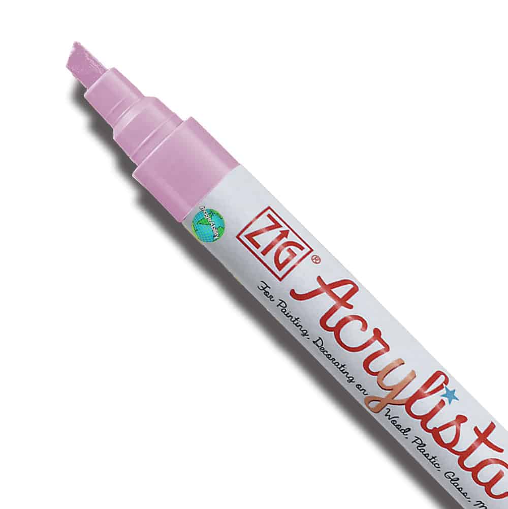 Wisteria Waterproof Broad Chisel 6mm Tip Acrylista Markers SKU PAC-50/842