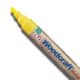 Zig Posterman Yellow Waterproof Broad Chisel 6mm Tip Woodcraft Marker SKU PWC-50/060 UPC 847340008408