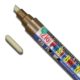 Color Collection Zig Posterman Waterproof 6mm Tip Metallic Brown Marker with 2mm Tip features Metallic Brown 6mm Marker with an extra 2mm bullet tip