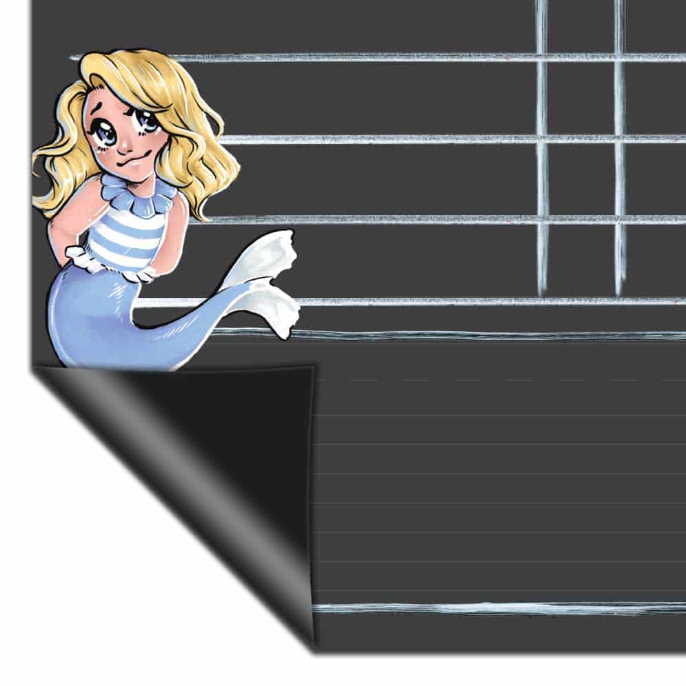 Mermaid Magnetic Backed Chore Charts