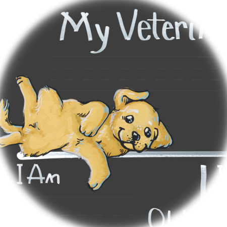 Vet Visit Milestone Boards with Puppies