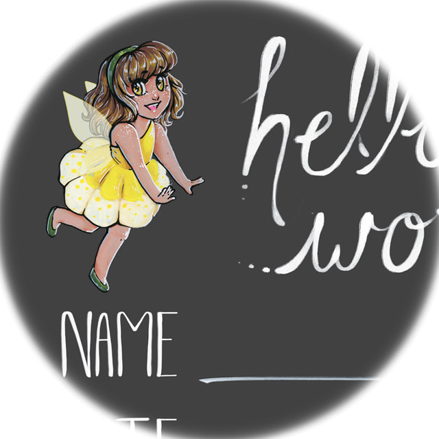 Fairy Theme Newborn Baby Announcement Chalkboards Fairy Theme Newborn Baby Announcement Chalkboards