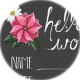 Mixed Flower Theme Newborn Baby Announcement Chalkboards