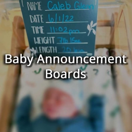 Baby Announcement Boards