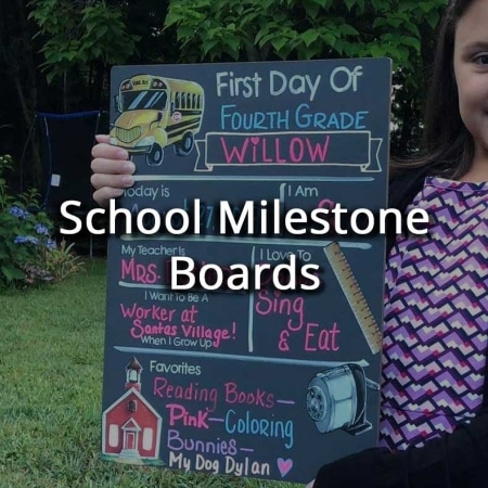 School Milestone Boards